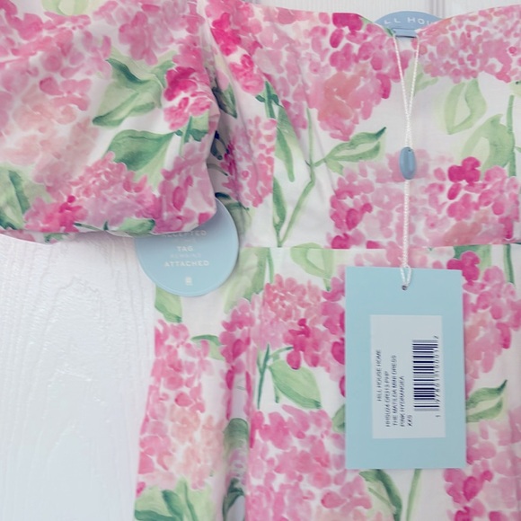 NWT Hill House Home Matilda Mini Dress in Pink Hydrangea Size XXS - Picture 4 of 5